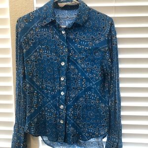 Jens Pirate Booty Paisley Button Up